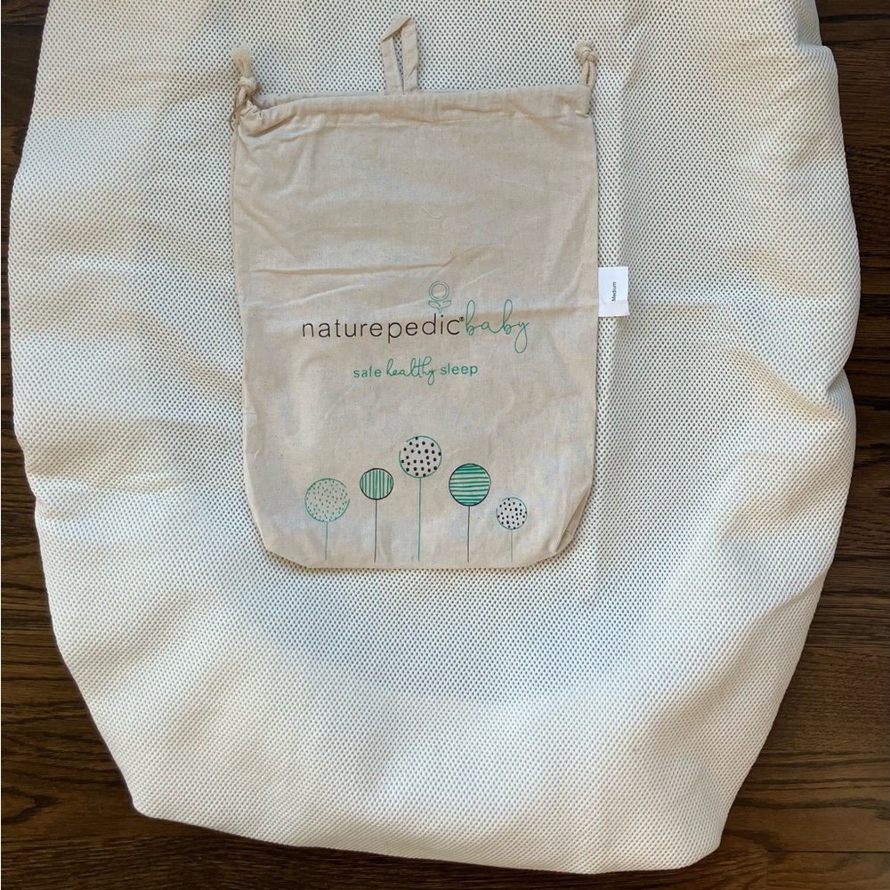 Naturepedic Mini Crib Breathable Mattress Cover - Picture 4 of 5